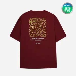 요넥스 배드민턴 오버핏 캐주얼 반팔 티셔츠 253TS054U