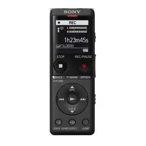 [소니공식스토어]  SONY ICD-UX570 블랙 휴대용 보이스 레코더 강의용 녹음기 고성능 방송용 유튜브 마이크