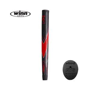 Winn 윈 골프그립 2020 VSN MIDSIZE PISTOL 미드사이즈 퍼터그립 레드/블랙