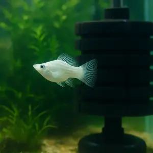 화이트 풍선몰리 2마리