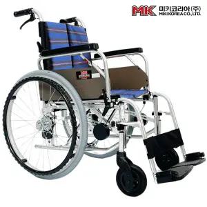 미키코리아 휠체어 미라지7 22D-B 블루체크 (최상급 중고)