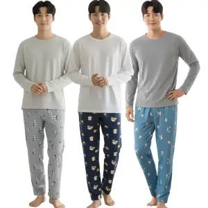 기모 캐릭터 잠옷 바지 남성 도톰한 양면 피치 파자마 남자 수면바지 홈웨어 하의
