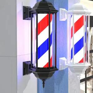 이발소 미용실 싸인볼 레트로 미러볼 회전 LED 간판