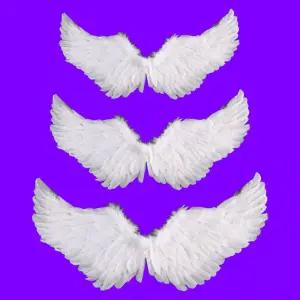 천사봉 천사날개 나비 요정 세트 엔젤 코스튬 이벤트아이템 깃털 머리띠 학예회 소품 웨딩 판타지 어린이