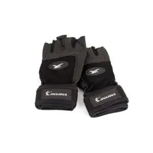 가죽헬스장갑 IW 이중밴드형 블랙 감 보호대 용품 글러브