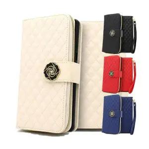 갤럭시S24 FE 케이스 지갑 가죽 지퍼 카드 다이어리 샤르망 퀼팅