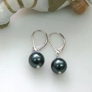 크리스탈 진주 귀걸이 W704582