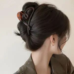 하트모양 유광무광 깔끔 심플 빅사이즈 집게핀 머리핀 리본 자동 올림머리