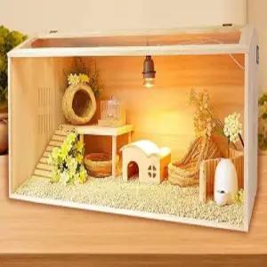 병아리 육추기 미니 새장 사육장 앵무새 키우기 둥지 인큐베이터 케이지