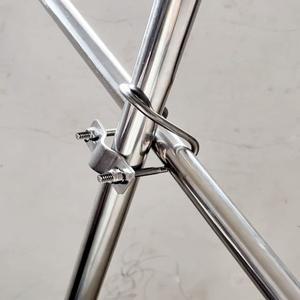 304 스텐 더블 U자형 클램프 나사 파이프 클립 십자 볼트 수도관 제한 바 양식 농장용