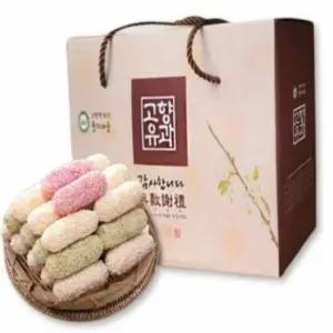 명절 감사 선물 고향 유과 선물세트 설 추석 전통과자 한과