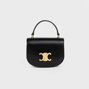 셀린느 미니 클레아 베사체 - 샤이니 카프스킨 10L063ETZ 38NO / 여성 토트겸숄더백