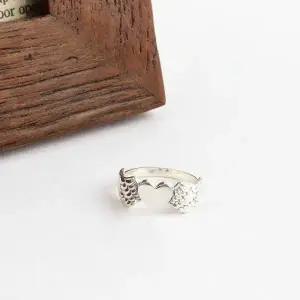 [다잇템] 여성 하트날개 데일리패션 블링무드 은 반지_19922714_588872