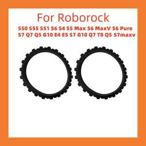 Roborock 로봇용 고무 휠 가죽 링, S50, S55, S51, S6, S4, S5, Max, S6, MaxV, S6, Pure S7, Q7, G10, E4, E5, S7, G10, Q7, T8, Q5 로봇에 적합