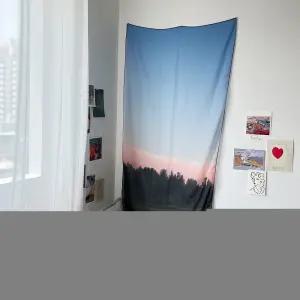 대형 쉬폰 패브릭 포스터 V1 행잉 창문 벽 가리개 커튼 가림막천 벽장식 인테리어 소품
