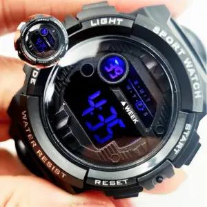 군인 초경량 야광 방수 훈련소 전자 손목 알람 시계
