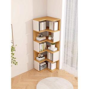 모서리책장 코너 수납장 진열장 원목책장 인테리어 틈새