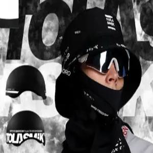 tolasmik 스키 헬멧 스노우 세트 야구 모자 캡 버킷 싱글 및 더블 보드 남녀 하드