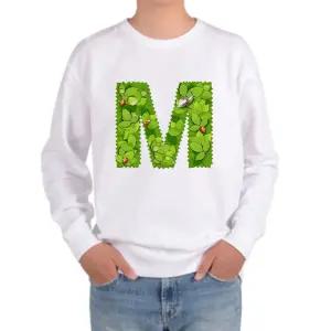 맨투맨 남여공용 나뭇잎 무당벌레 알파벳 달팽이 이니셜 영어 디자인선택