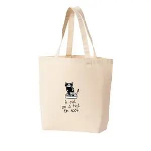 에코백 토트백 지붕위 고양이 야옹이 cat 그림 다양한 사이즈