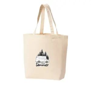 에코백 토트백 여름캠프 차박생활 캠핑 그림 다양한 사이즈