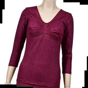 언더웨어 su포근한 기모 꽃 패턴 브라내의 상의