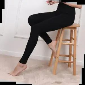 레깅스 심플데일리 기본무지 면스판 여성 9부레깅스 0048kd