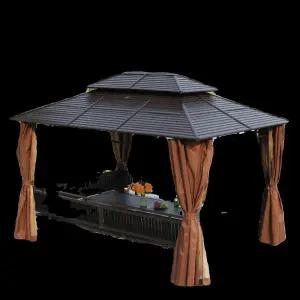 야외 조립식 원두막 옥상 테라스 오두막 옥상파고라 조립식원두막 파빌리온 그늘막 정자 마당