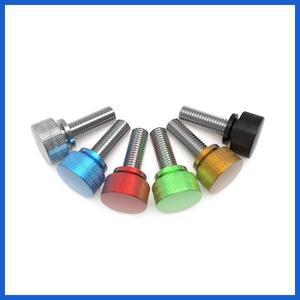 컬러 알루미늄 널링 헤드 스테인레스 손으로 엄지 나사 조이기컴퓨터 케이스  M3M4M5M6M8