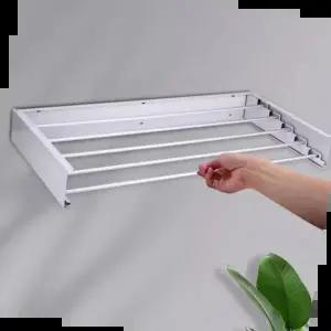 건조대빨래집게 접이식 벽부착 벽걸이 빨래 건조대 슬림 대형 행거