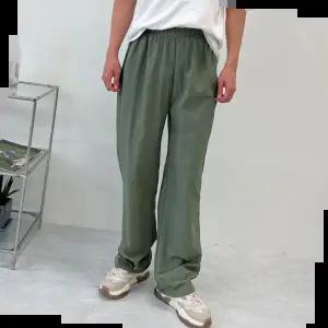 면바지 크런치 와이드 팬츠 허리밴딩 남자 편한바지 워크웨어