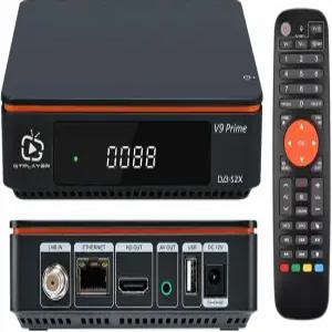 원격 학습이 가능한 V9 Prime 디지털 위성 수신기 H.265 FTA 무료 제공 DVB-S /S2 /S2X 10비트 HEVC 내장