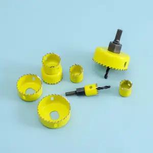 프리미엄 고급 목공용 합판 석고판 홀커터 쏘세트용홀 용구멍뚫기 타공 작업구 홀쏘 커터