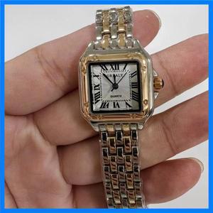 여성 시계 라이트 럭셔리 브랜드 비즈니스 골드 스테인레스 스틸 숙녀 패션 쿼츠 시계 여성 시계 팔찌 손목
