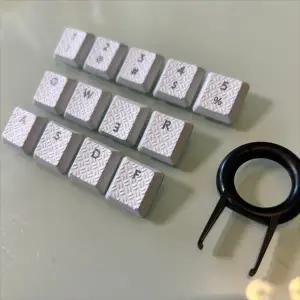 Logitech G915G913G815G813TKL87 기계식 키보드 용 흰색 반투명 키 캡 미끄럼 방지 내마모성 문자 세트