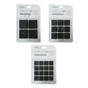 의자 식탁다리 사각 부착 안심패드 소음방지 의자커버 의자발 가구커버