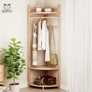 코너 틈새 행거 옷장 조립식 간이