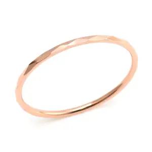 18K 데일리 오각컷팅 1mm 레이어드 반지 RSS29333