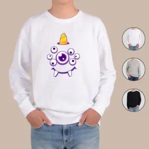 맨투맨 전색상 도깨비 뿔 보라 ba 프린트셔츠 lhR1+8VMP