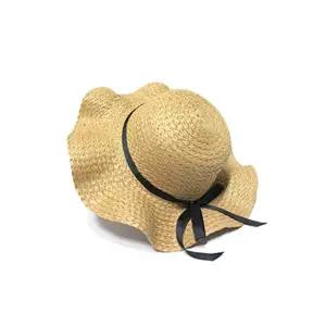 우아해 아동모자 여름 밀짚 페도라 아동비치모자