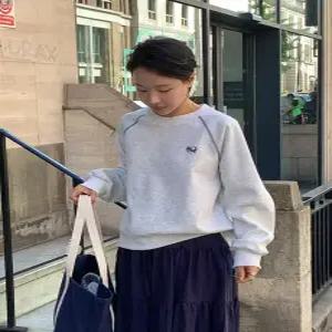 비러브드 자수 나그랑 맨투맨 (2 color)