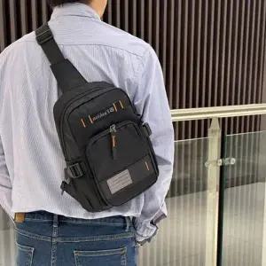 남성 4컬러 간편 슬링백 등산 여행 보조가방 크로스백 (KYR-WFGC7YI)