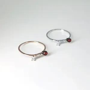 [실버] 테파 가넷 반지