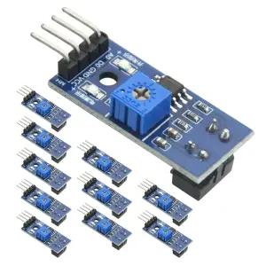싱잉 10PCS TCRT5000 적외선 반사 광전 회피 모듈 장애물 장벽선 스위치 트랙 335V 센서