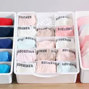 15칸 플라스틱 속옷 정리함/옷장/서랍/공간활용/다용도/디자인/수납함/정리/수납/양말/넥타이/보관/칸막이