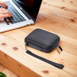 하드 드라이브 케이스 삼성 호환 T7 쉴드/T9 4TB/2TB/1TB 휴대용 SSD용 메쉬 가방 및 핸드 스트랩 긁힘 방