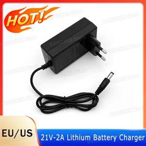 스마트 충전 공구 용 DC 21V 2A 배터리 충전기드릴 전원 공급 장치 어댑터 변압기  플러그