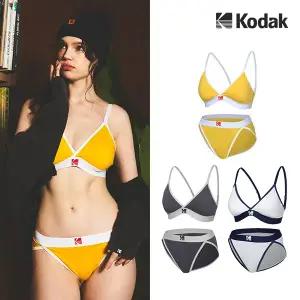 코닥 레트로 배색 파이핑 브라팬티 2종 택일 157400