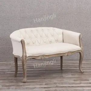 미국식 싱글  라이트 럭셔리 솔리드 우드 발코니 라운지 체어 침실 협상의자 더블 스몰 의자