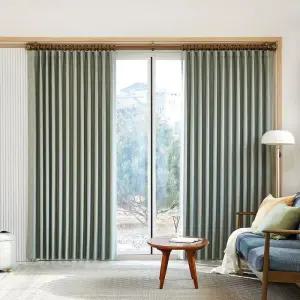 암막커튼 민트 페이즐리 650 x (230/240) cm 코스트코 두레샵2602